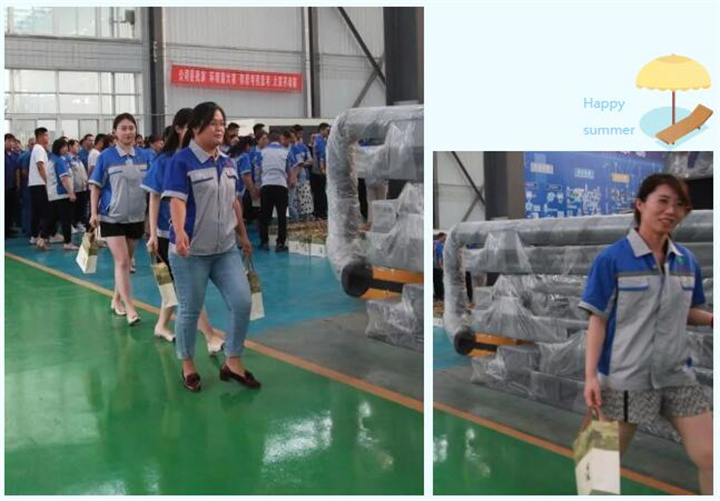 隨著炎炎夏日的來臨,近期氣溫逐步攀升,為切實做好夏季防暑降溫工作,保障員工的身體健康,7月17日下午,山東金格瑞開展“您戰(zhàn)高溫助振興 我送清涼鼓干勁”--夏送清涼主題活動,給所有的員工送上了防暑降溫茶,用愛心給這個炎夏降溫。.jpg 隨著炎炎夏日的來臨,近期氣溫逐步攀升,為切實做好夏季防暑降溫工作,保障員工的身體健康,7月17日下午,山東金格瑞開展“您戰(zhàn)高溫助振興 我送清涼鼓干勁”--夏送清涼主題活動,給所有的員工送上了防暑降溫茶,用愛心給這個炎夏降溫。.jpg